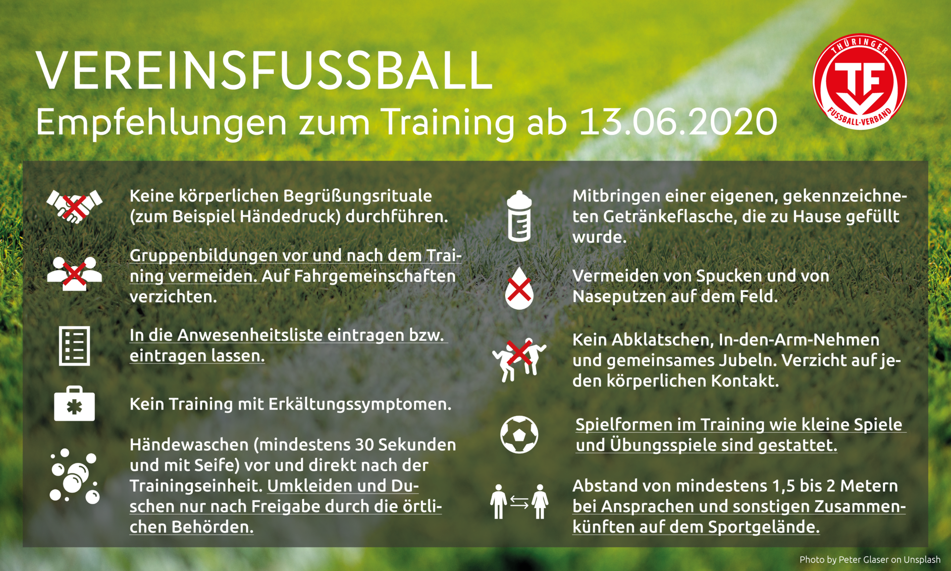 TFV-Empfehlungen Fußballtraining