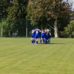 Spielerkreis vor dem Anstoß