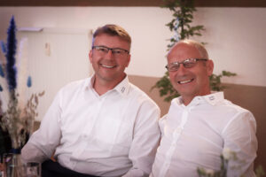 Heiko Neudeck (1. Vorsitzender, links) und Udo Frankowiak (2. Vorsitzender, rechts)